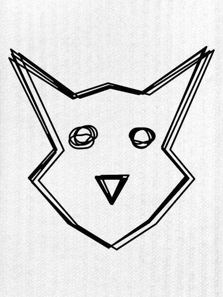 Fuchs handgezeichnet