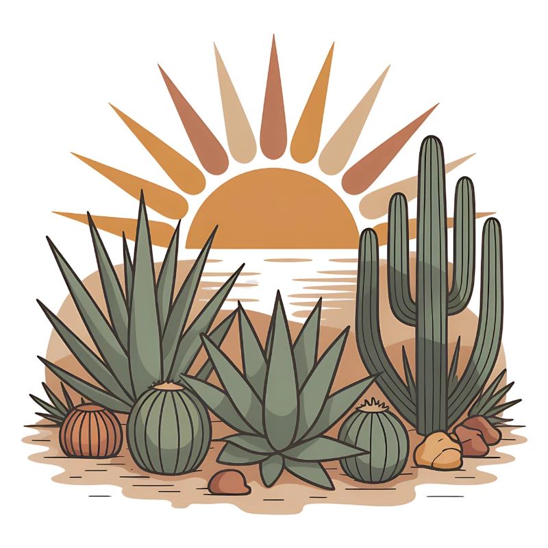 Cactus Boho Nature