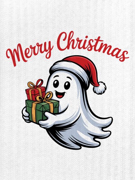 Weihnachtsgeist mit Geschenken