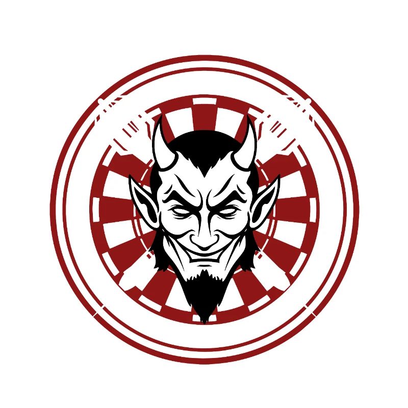 DARTS, DARTBOARD AND DEVIL 