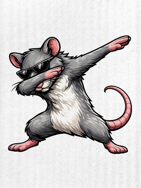 Dabbing Ratte