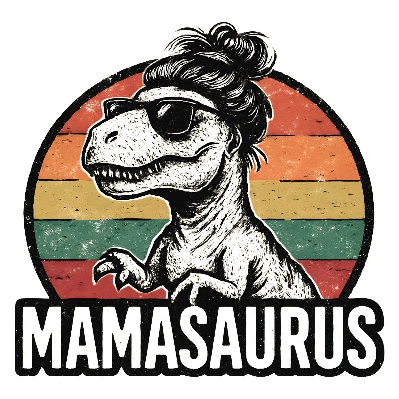 Mamasaurus Mama Mutter Geschenkidee Humor Lustig