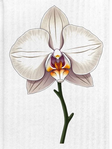 Weisse Orchidee