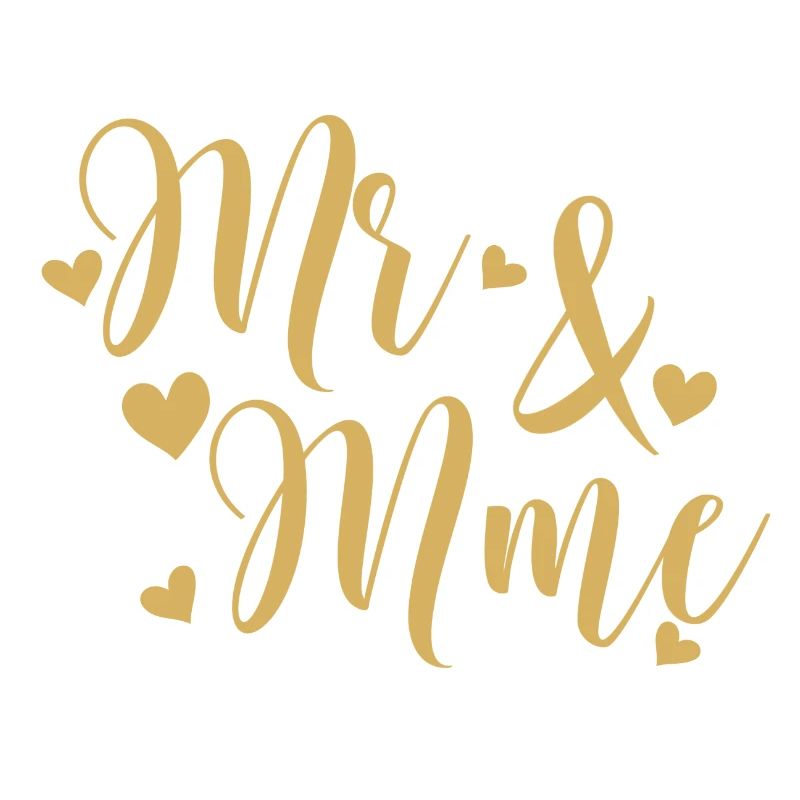 Mr And Mme script doré