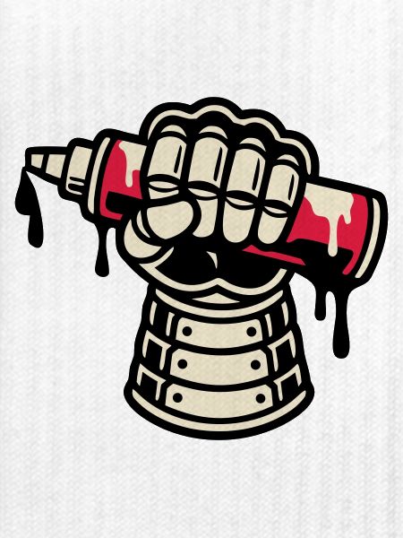 Samurai Ruestung Graffiti Icon
