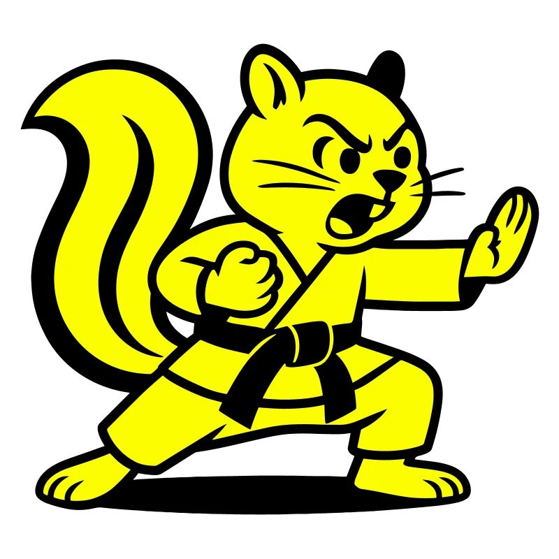 Karate Eichhörnchen!