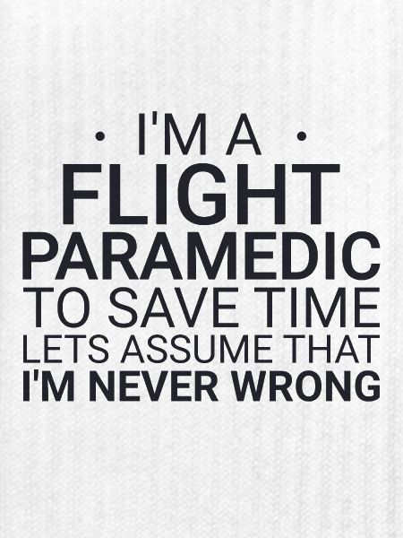 Flight Paramedic Never Wrong Luftrettung