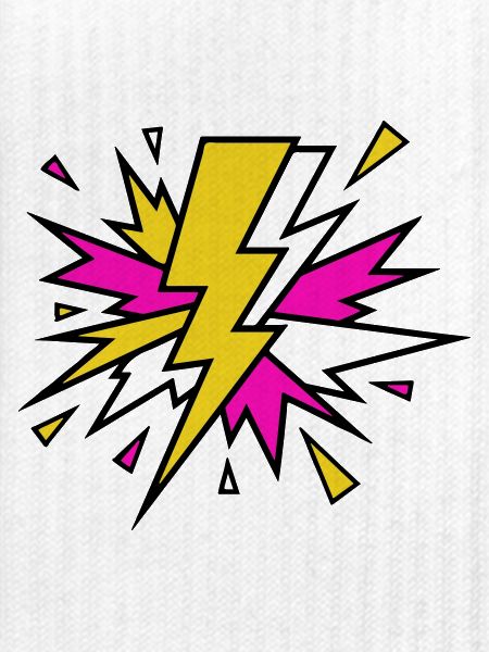 Yellow Beam Neon Explosion