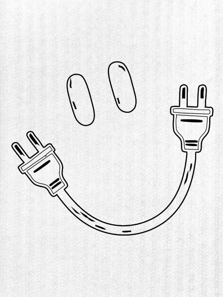 Strom Schuko Stecker Steckdose Elektrik Geschenk