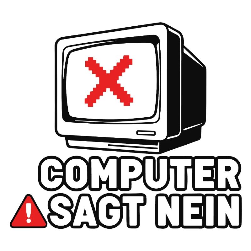 Computer Says No Retro Pixel