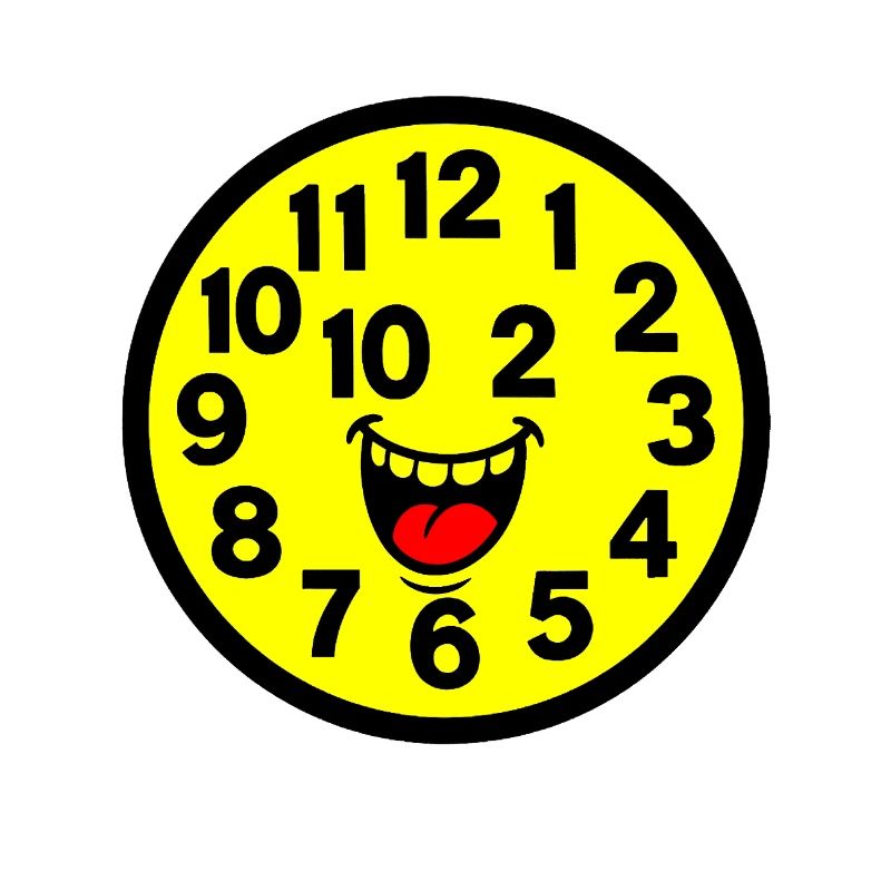 Cheerful Parodized Clock Design