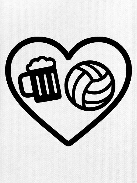 Heart Volleyball Bier