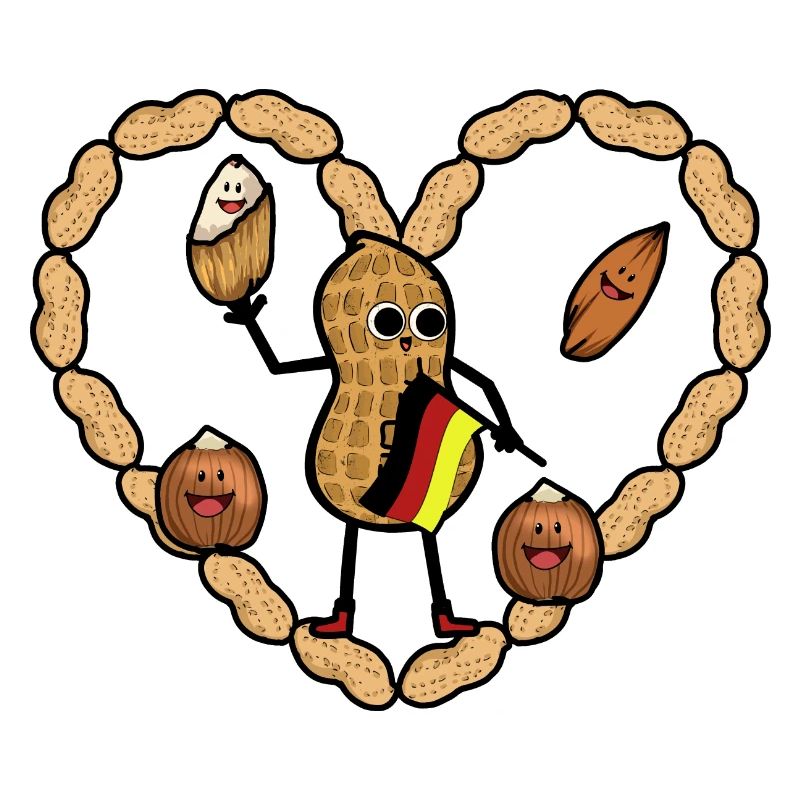 German Nut Peanut German Flag Nuts