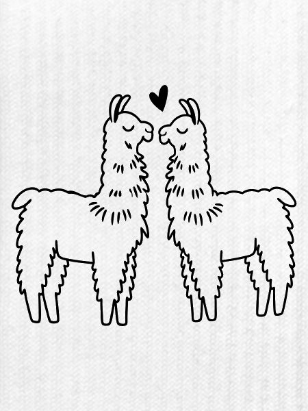 verliebte Lamas