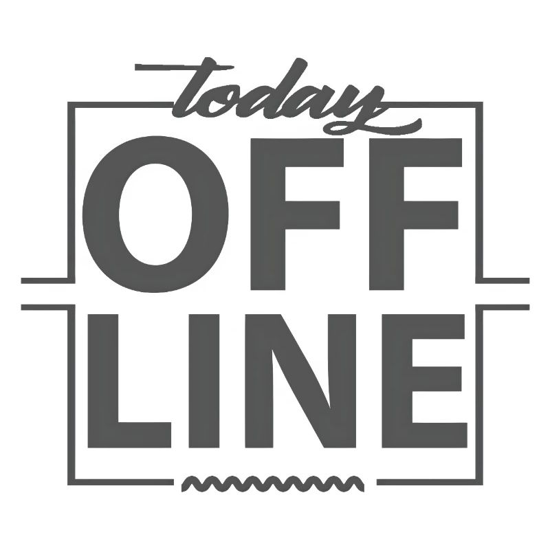 Today Offline Design Statement Saying Minimal