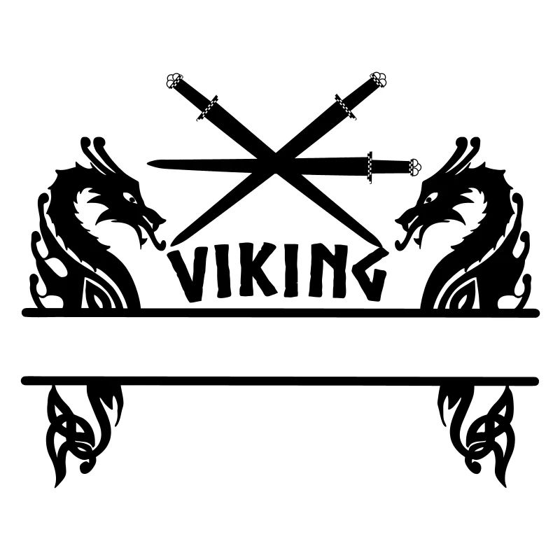 Wikinger Drei Schwerter Zwei Drachen Wikinger