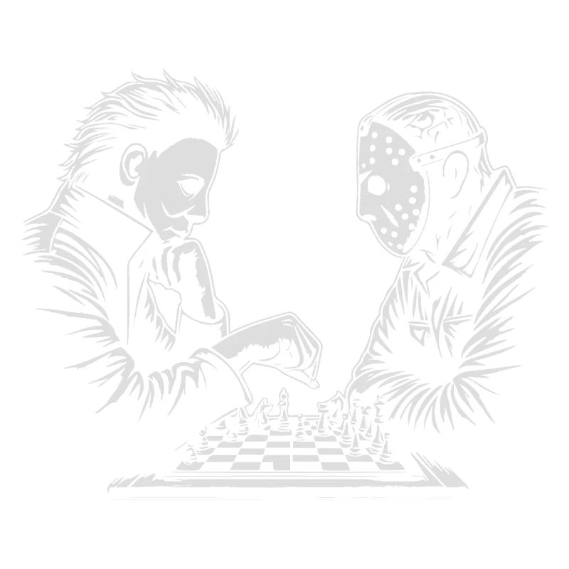 Illustration de match d’échecs étrange