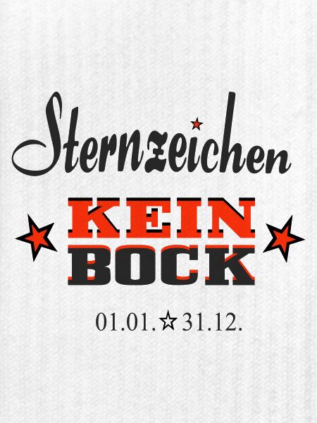Sternchen Kein Bock Jahreskalender