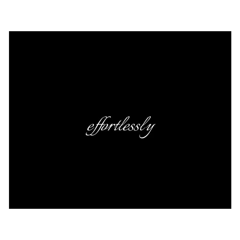 Effortlessly Elegant Script Typography