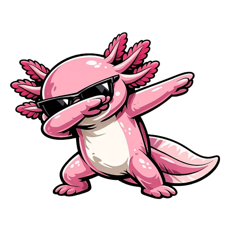Dabbing Axolotl