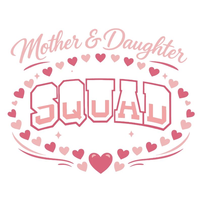Mutter-Tochter-Trupp | Pink Komplizen Geschenk