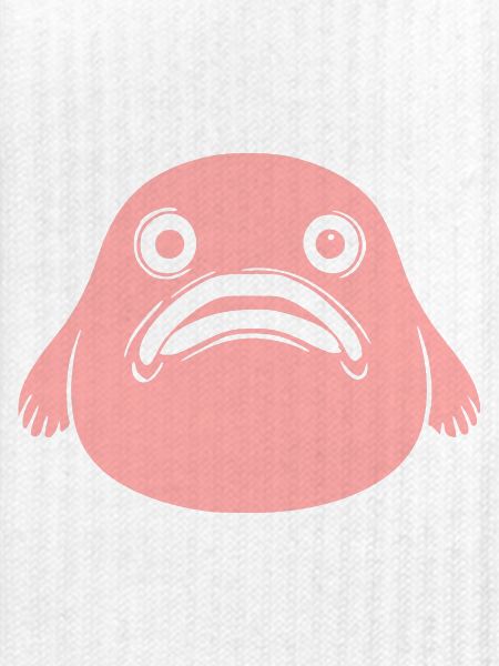 Blobfisch Fisch rosa Meeresfisch Geschenk 
