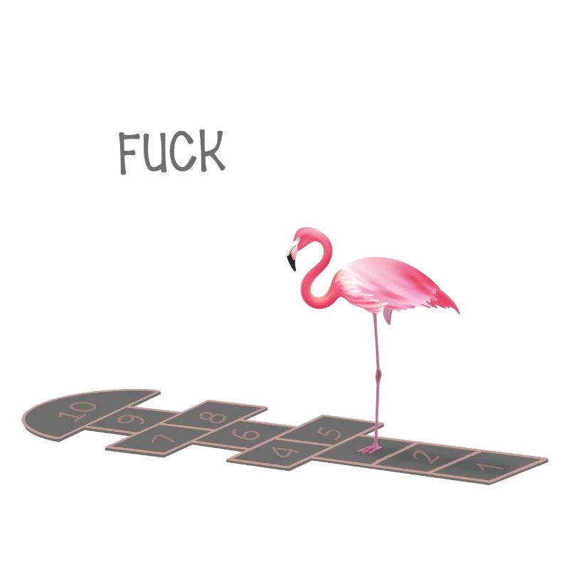 Flamingo with a problem