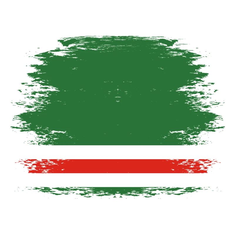 Drapeau de la Tchétchénie utilisé