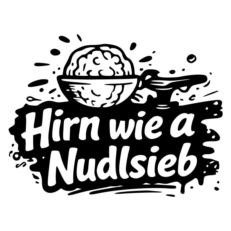 Brain like a pasta strainer