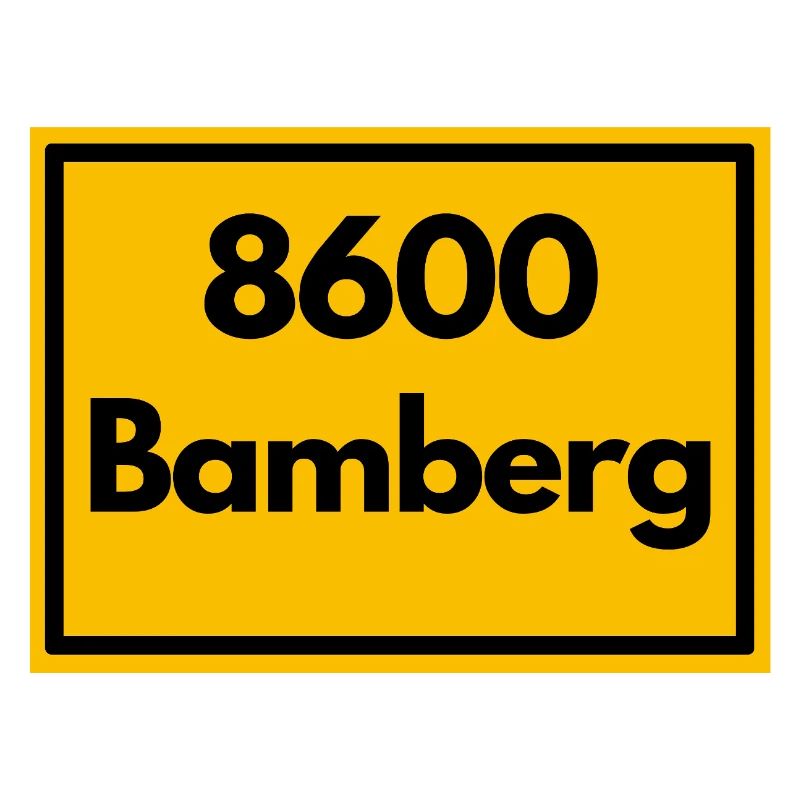 OLD POSTCODE POSTCODE RETRO 8600 BAMBERG FRANKEN