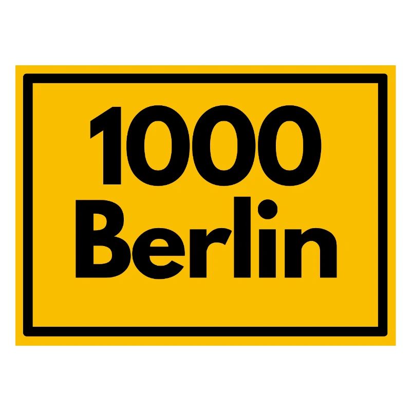 OLD POSTCODE POSTCODE RETRO 1000 BERLIN CAPITAL