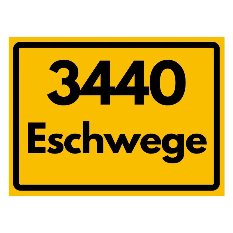 OLD POSTCODE ZIP CODE RETRO 3440 ESCHWEGE