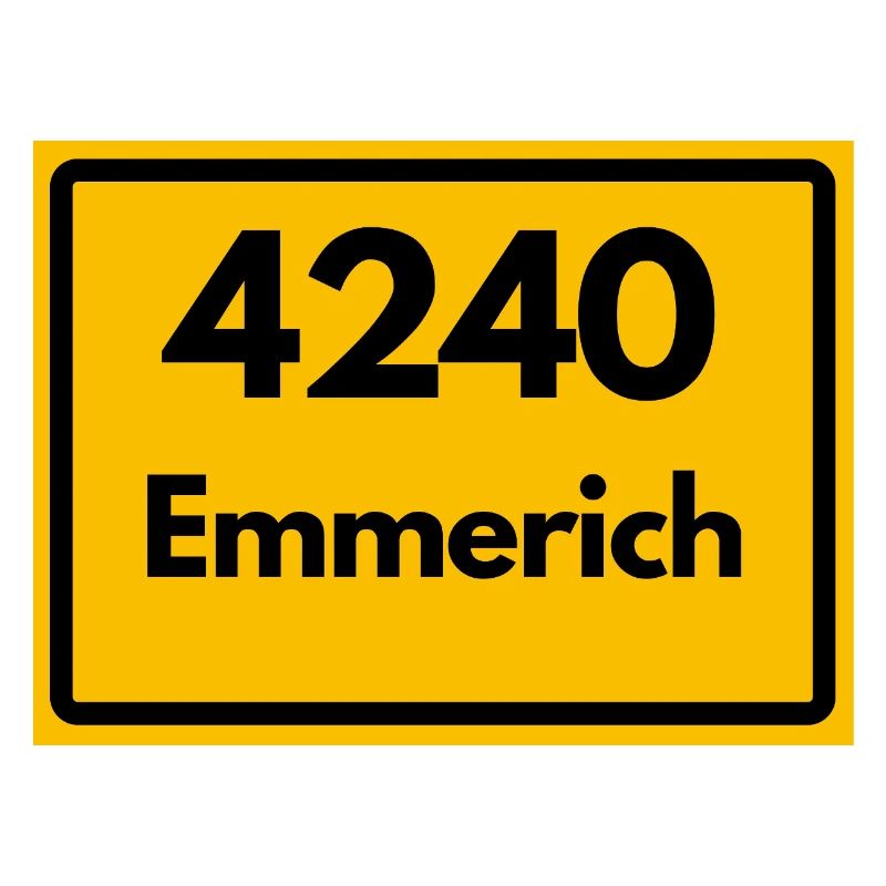 OLD POSTCODE POSTCODE RETRO 4240 EMMERICH – RHEIN