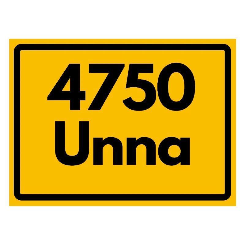 ANCIEN CODE POSTAL RÉTRO 4750 UNNA