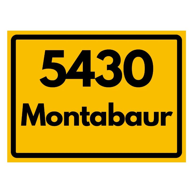 OLD POSTCODE POSTCODE RETRO 5430 MONTABAUR