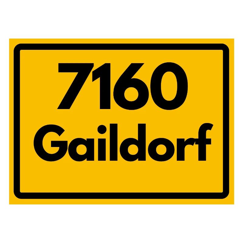 OLD POSTCODE POSTCODE RETRO 7160 GAILDORF HEIMAT