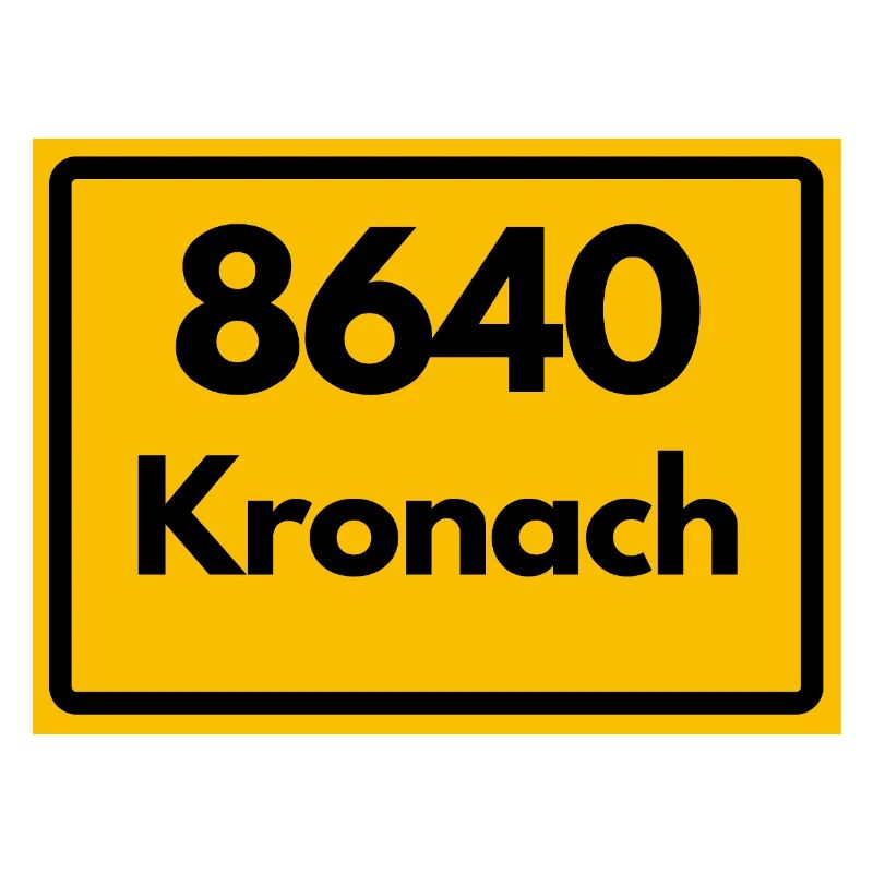 OLD POSTCODE ZIP CODE 8640 KRONACH HEIMATSTOLZ