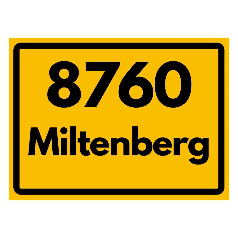 OLD POSTCODE ZIP CODE RETRO 8760 MILTENBERG HEIMAT