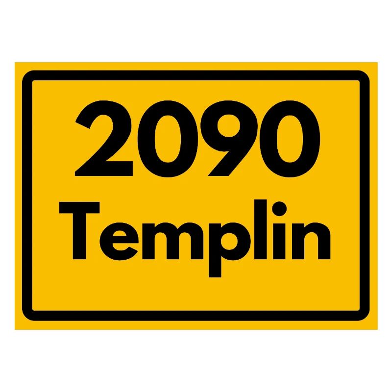 OLD POSTCODE POSTCODE RETRO 2090 TEMPLIN HEIMAT