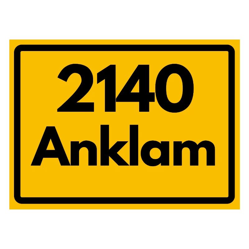 OLD POSTCODE POSTCODE RETRO 2140 ANKLAM HEIMAT