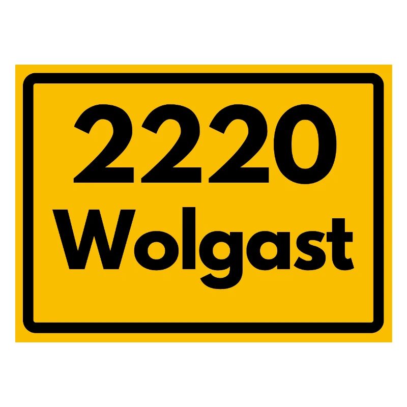 OLD POSTCODE POSTCODE RETRO 2220 WOLGAST HEIMAT