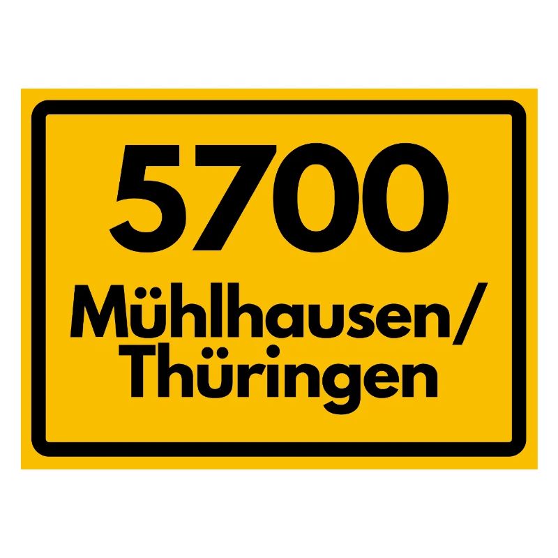 ANCIEN CODI POSTAL 5700 MÜHLHAUSEN THURINGIA