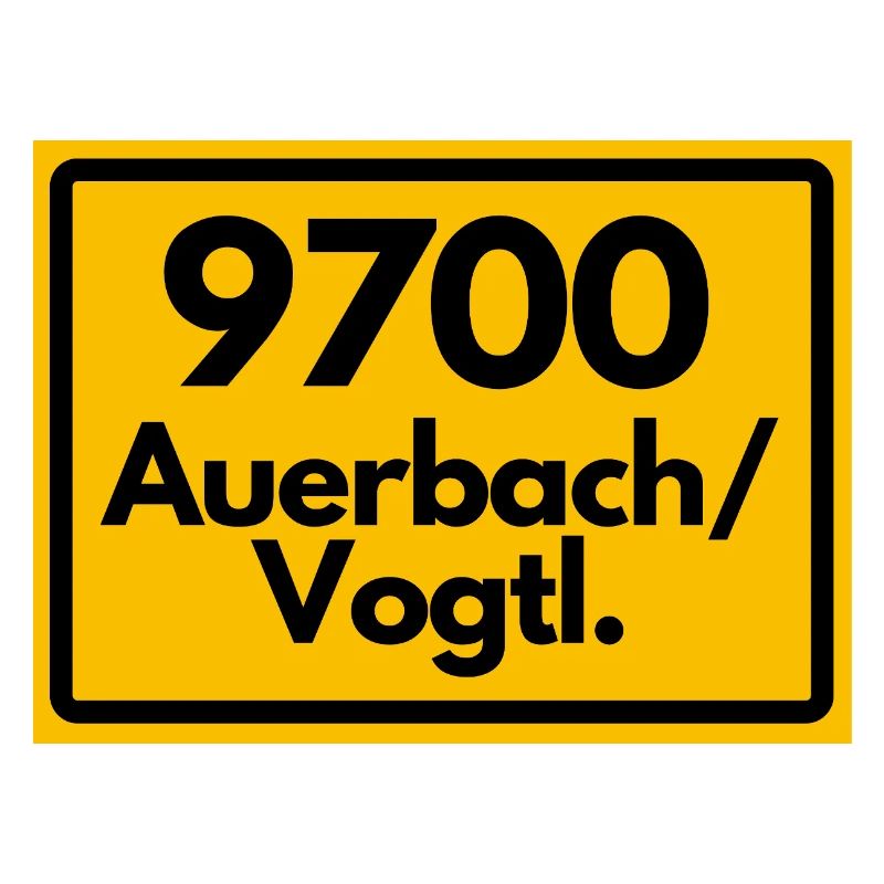 ANCIEN CODE POSTAL 9700 AUERBACH/VOGTL. SAXONY