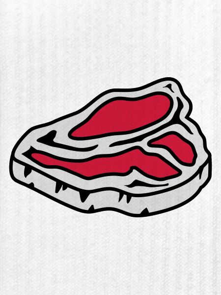 A raw steak