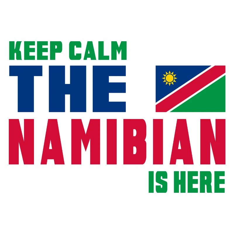 Keep Calm Namibia flag design