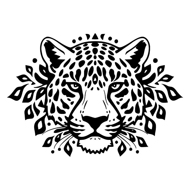 Leopard schwarz schwarzer Leopard