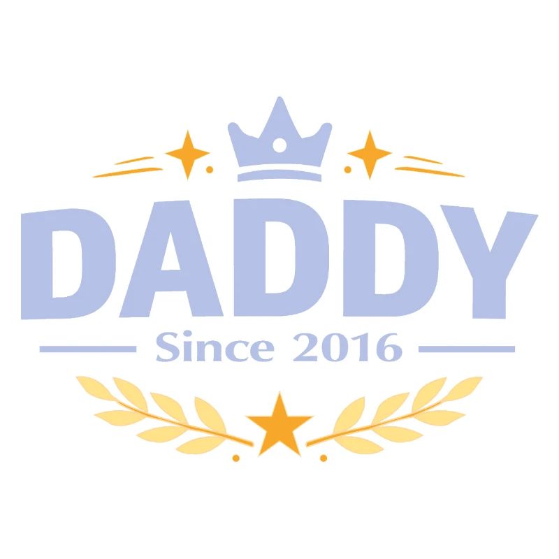 Daddy Since 2016 – Proud Dad Design