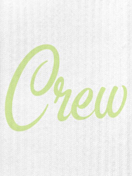 Crew Script Pastellgrün
