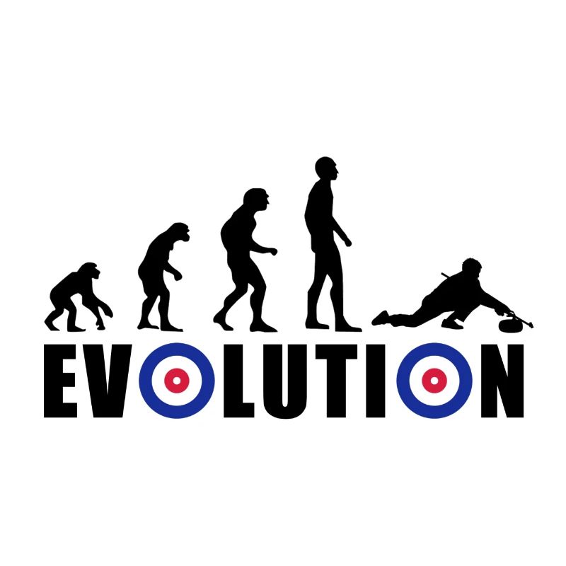 EVOLUTION CURLING Eisstockschießen Geschenk Winter