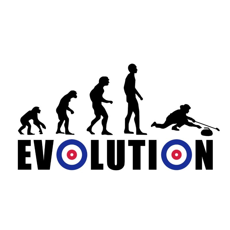 EVOLUTION CURLING Eisstockschießen Geschenk Winter